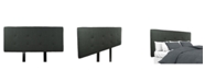 MJL Furniture Designs Ali Button Tufted Upholstered Eastern King Headboard